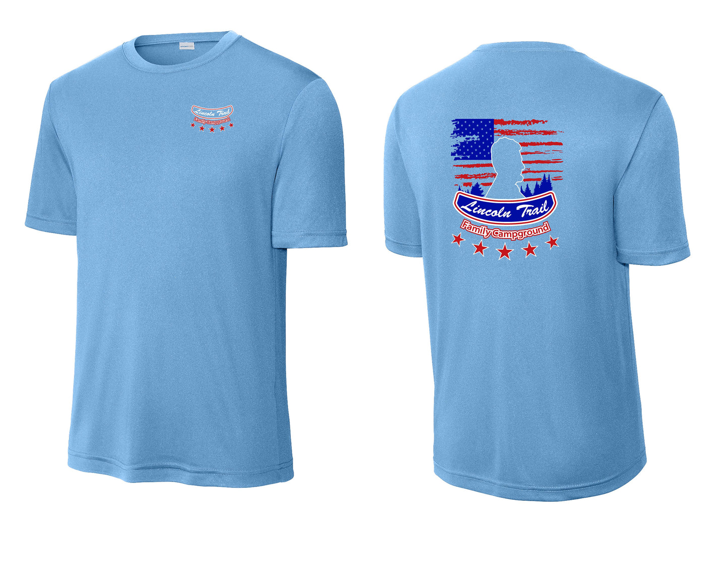Lincoln Trail Family Campground Unisex Dri-Fit T-Shirt (P.ST350/YST350)