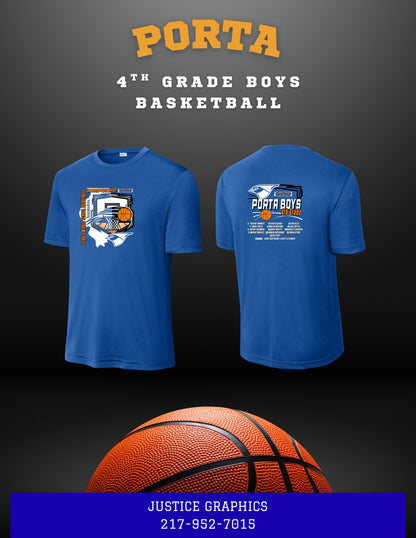 PORTA 4th Grade Boys Basketball Unisex Dri-Fit T-Shirt (P.ST350/YST350)