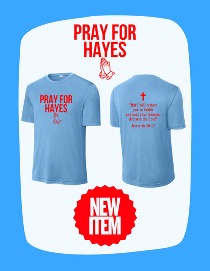 Pray For Hayes Sport-Tek Unisex Dri-Fit T-Shirt (P.ST350/YST350)