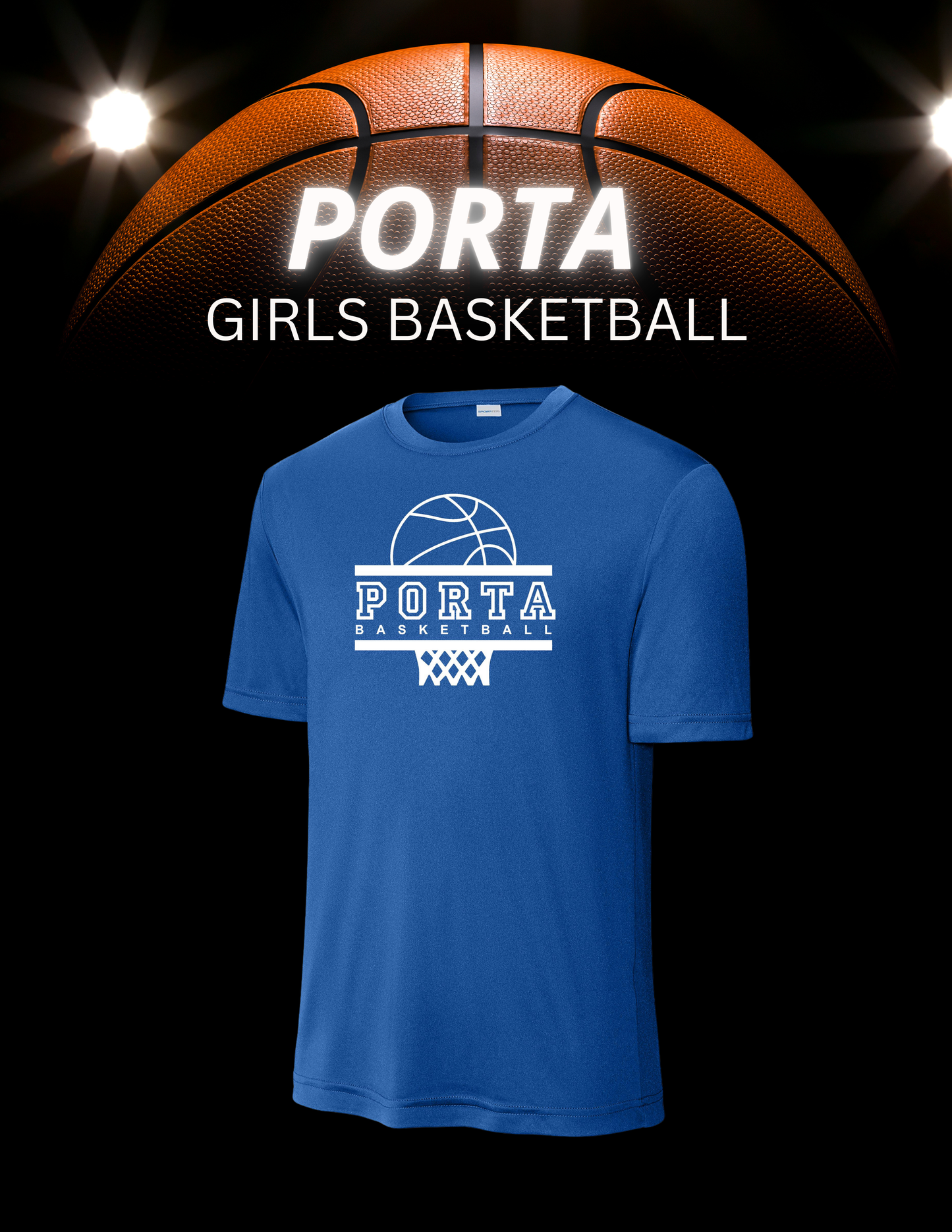 PORTA GIRLS BASKETBALL Unisex Dri-Fit T-Shirt (P.ST350/YST350)