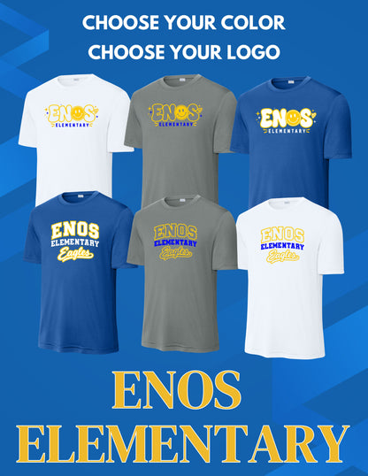 Enos Elementary School Sport-Tek Unisex Dri-Fit T-Shirt (P.ST350/YST350)