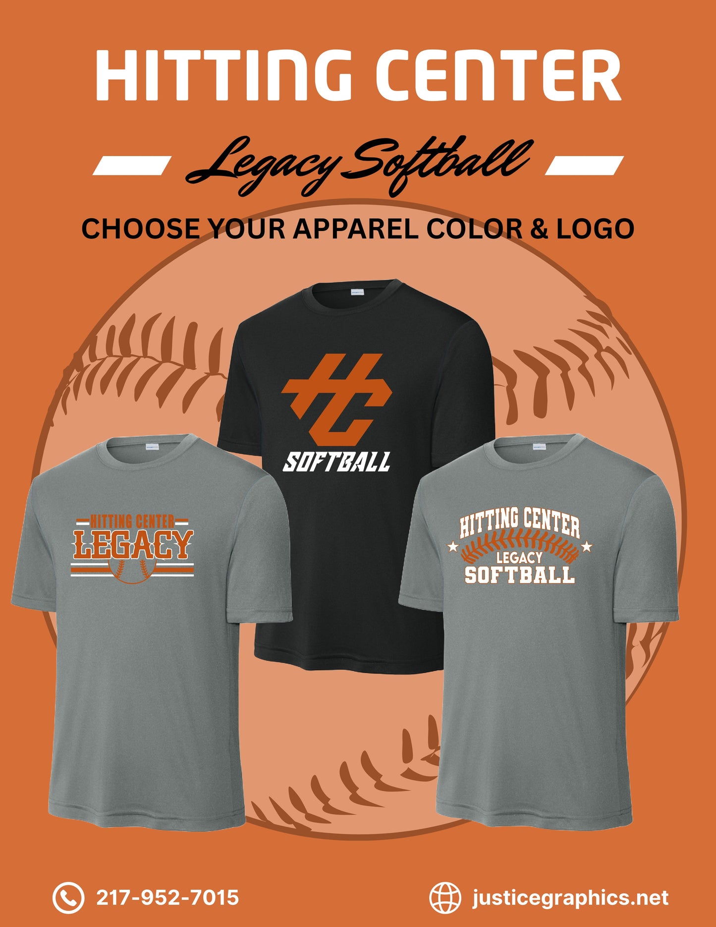 Hitting Center Legacy Softball Unisex Dri-Fit T-Shirt (P.ST350)