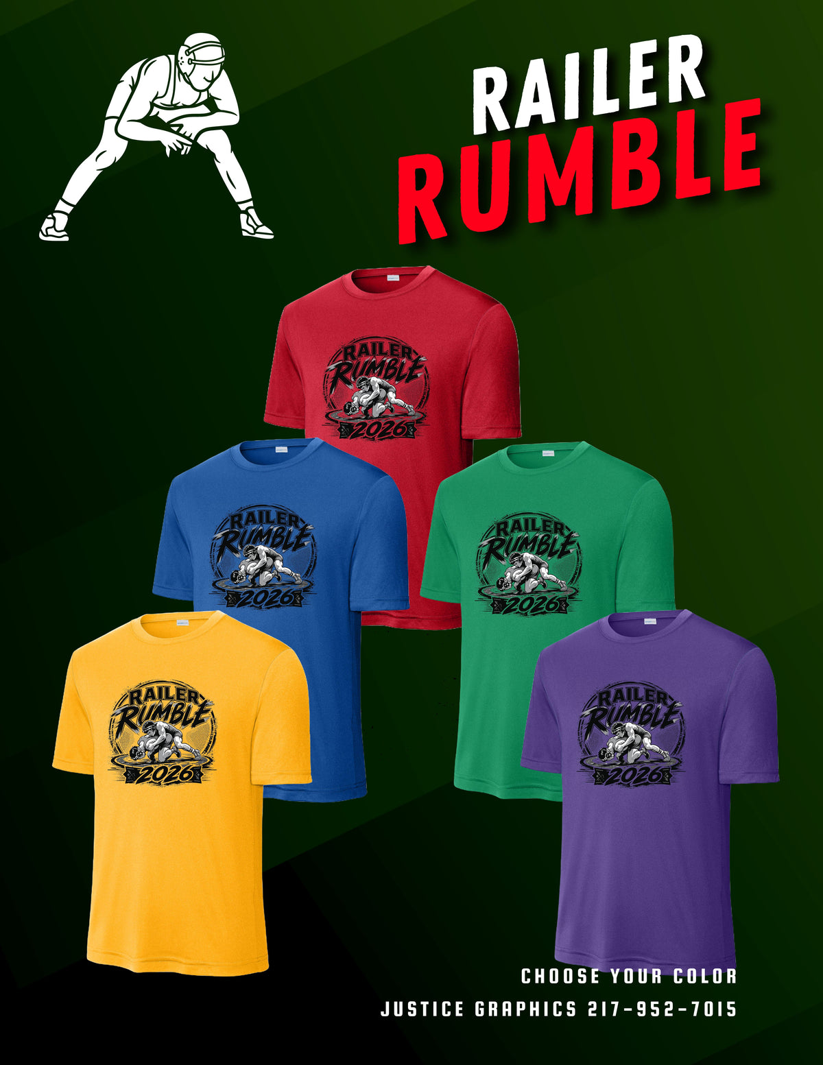 Railer Rumble Unisex Dri-Fit T-Shirt (P.ST350/YST350)
