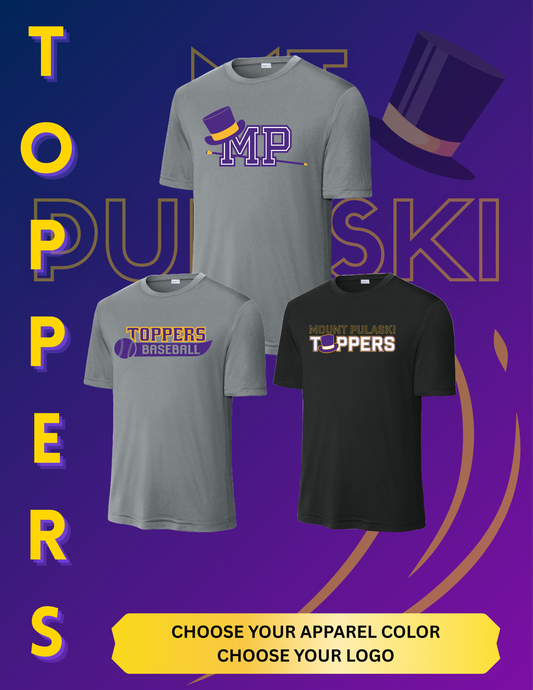 Mount Pulaski Toppers Unisex Dri-Fit T-Shirt (P.ST350/YST350)