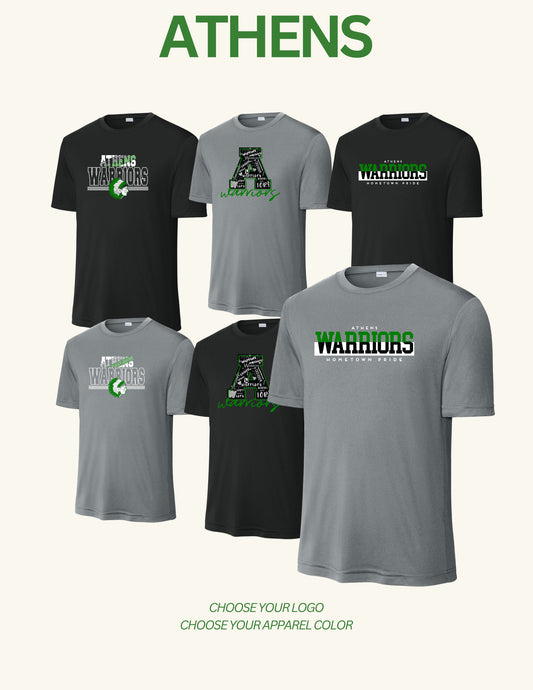 ATHENS BOOSTERS Unisex Dri-Fit T-Shirt (P.ST350)
