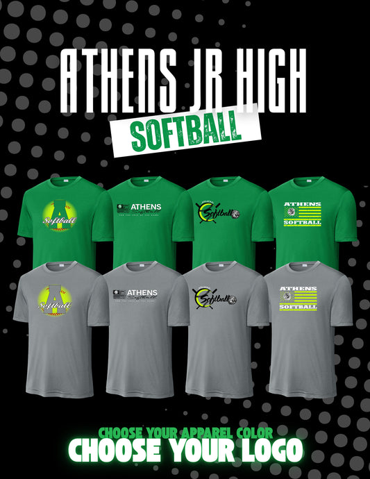 ATHENS JUNIOR HIGH SOFTBALL Unisex Dri-Fit T-Shirt (P.ST350)