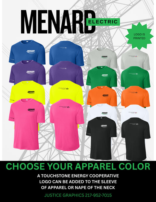 Menard Electric Cooperative Sport-Tek Unisex Dri-Fit T-Shirt (P.ST350)