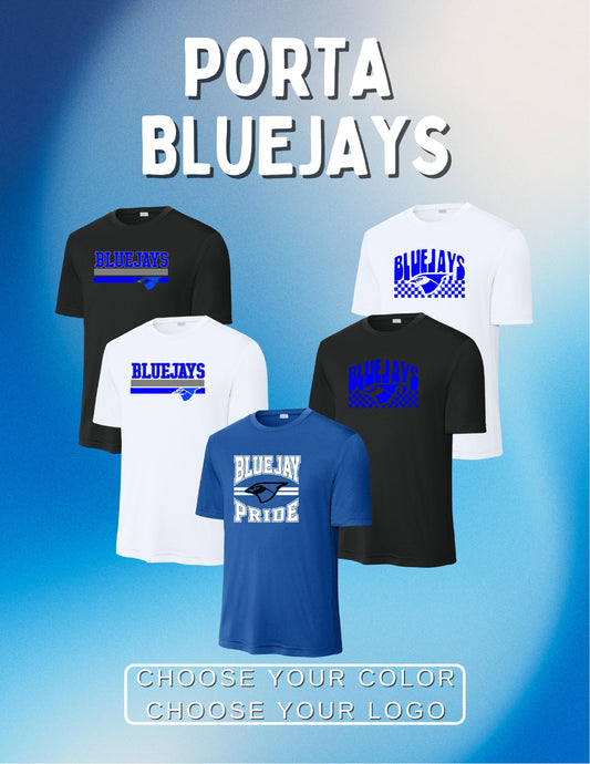 PORTA BLUEJAYS UNISEX SPORT-TEK® COMPETITOR TSHIRT (P.ST350)