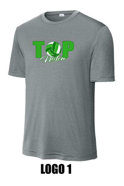 TOP NOTCH VOLLEYBALL UNISEX PERFORMANCE SHORT SLEEVE TEE (P.ST350)