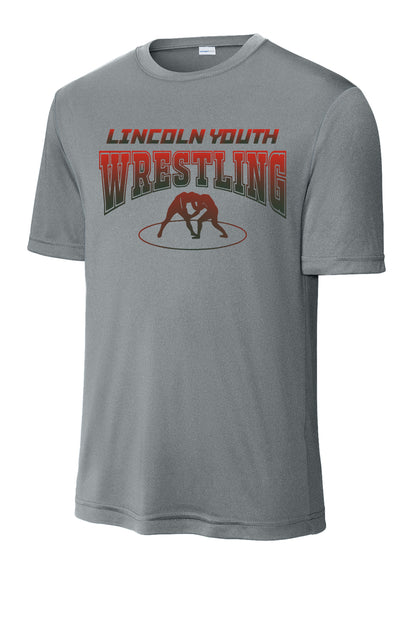 Lincoln Youth Wrestling Unisex Dri-Fit T-Shirt (P.ST350/YST350)