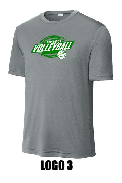 TOP NOTCH VOLLEYBALL UNISEX PERFORMANCE SHORT SLEEVE TEE (P.ST350)