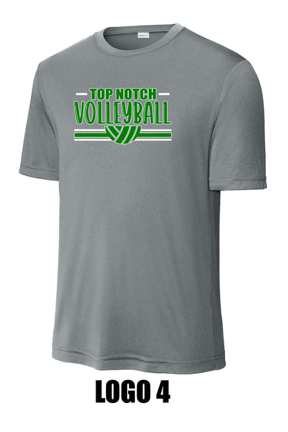 TOP NOTCH VOLLEYBALL UNISEX PERFORMANCE SHORT SLEEVE TEE (P.ST350)
