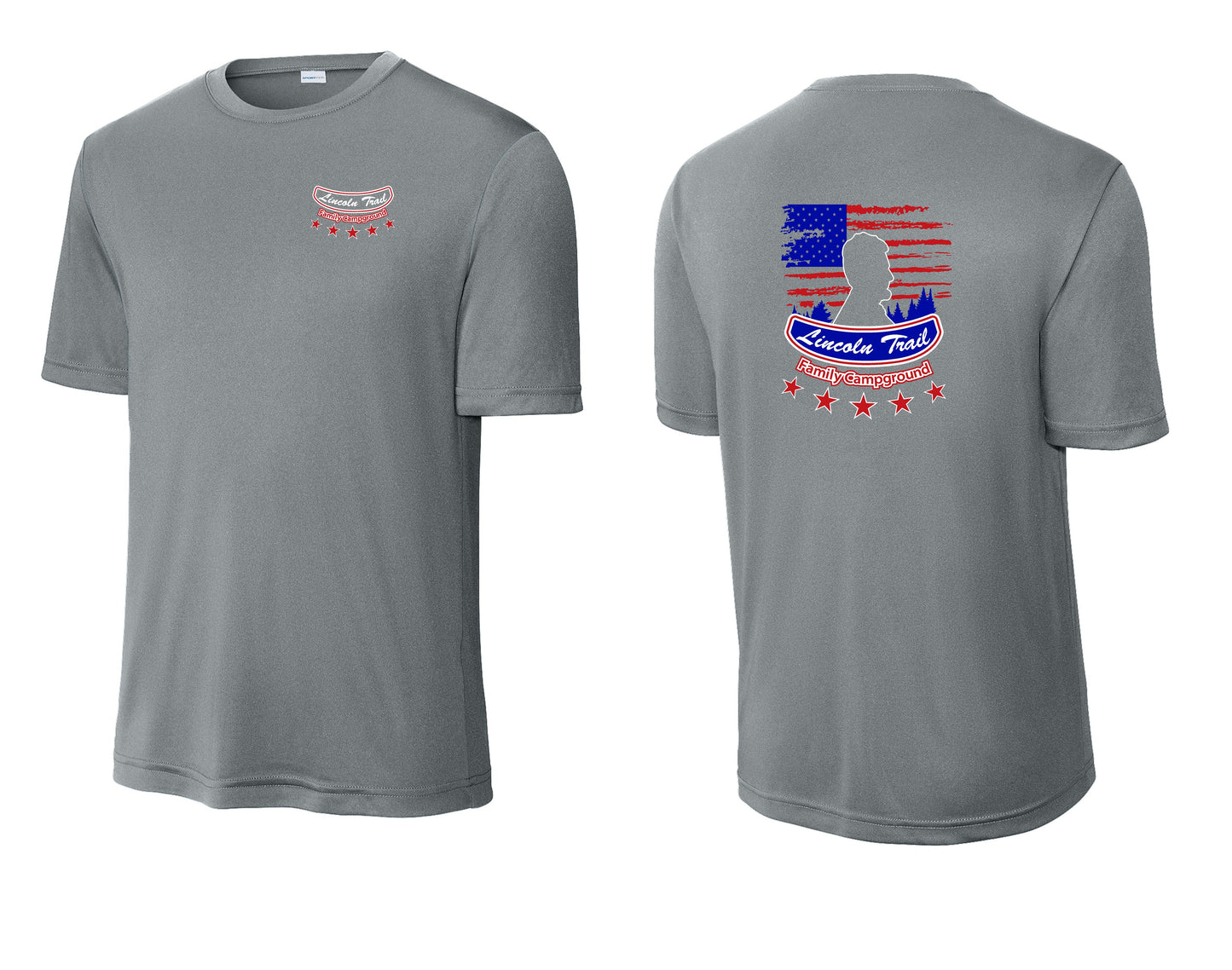Lincoln Trail Family Campground Unisex Dri-Fit T-Shirt (P.ST350/YST350)