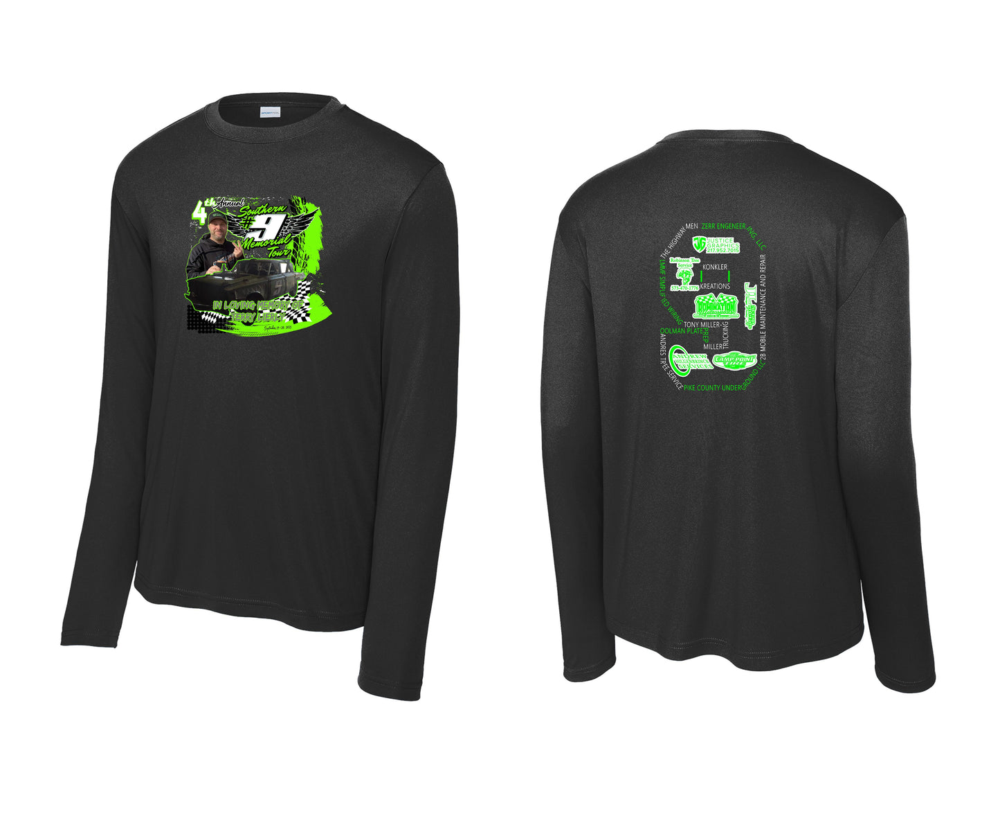 4TH ANNUAL TERRY LIERLY DEMO Sport-Tek® Long Sleeve PosiCharge® Competitor™ T-Shirt (P.ST350LS)