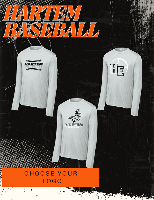 Hartem Baseball Sport-Tek® Long Sleeve PosiCharge® Competitor™ T-Shirt (P.ST350LS)