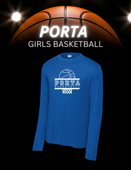 PORTA GIRLS BASKETBALL UNISEX PERFORMANCE LONG SLEEVE (P. ST350LS/YST350LS)