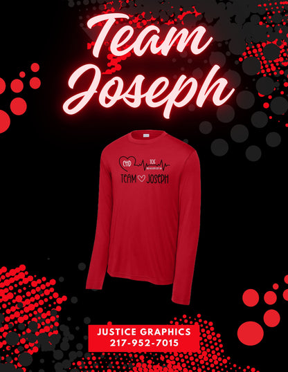 Team Joseph Sport Tek Long Sleece Performance (P. ST350LS/YST350LS)