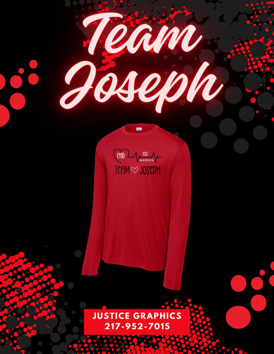 Team Joseph Sport Tek Long Sleece Performance (P. ST350LS/YST350LS)