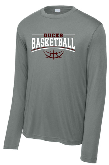 Havana Ducks Jr. High Basketball Sport Tek Long Sleece Performance (P. ST350LS/YST350LS)
