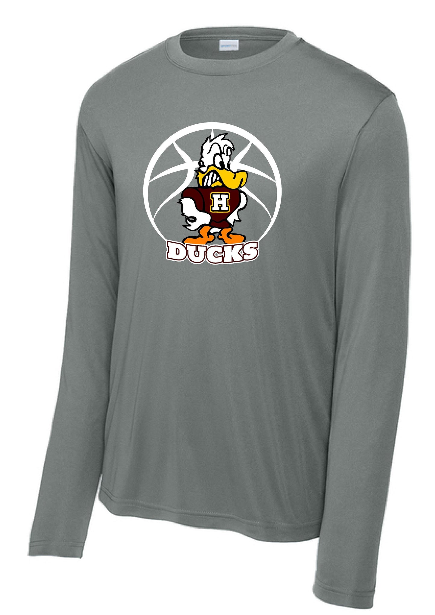 Havana Ducks Jr. High Basketball Sport Tek Long Sleece Performance (P. ST350LS/YST350LS)