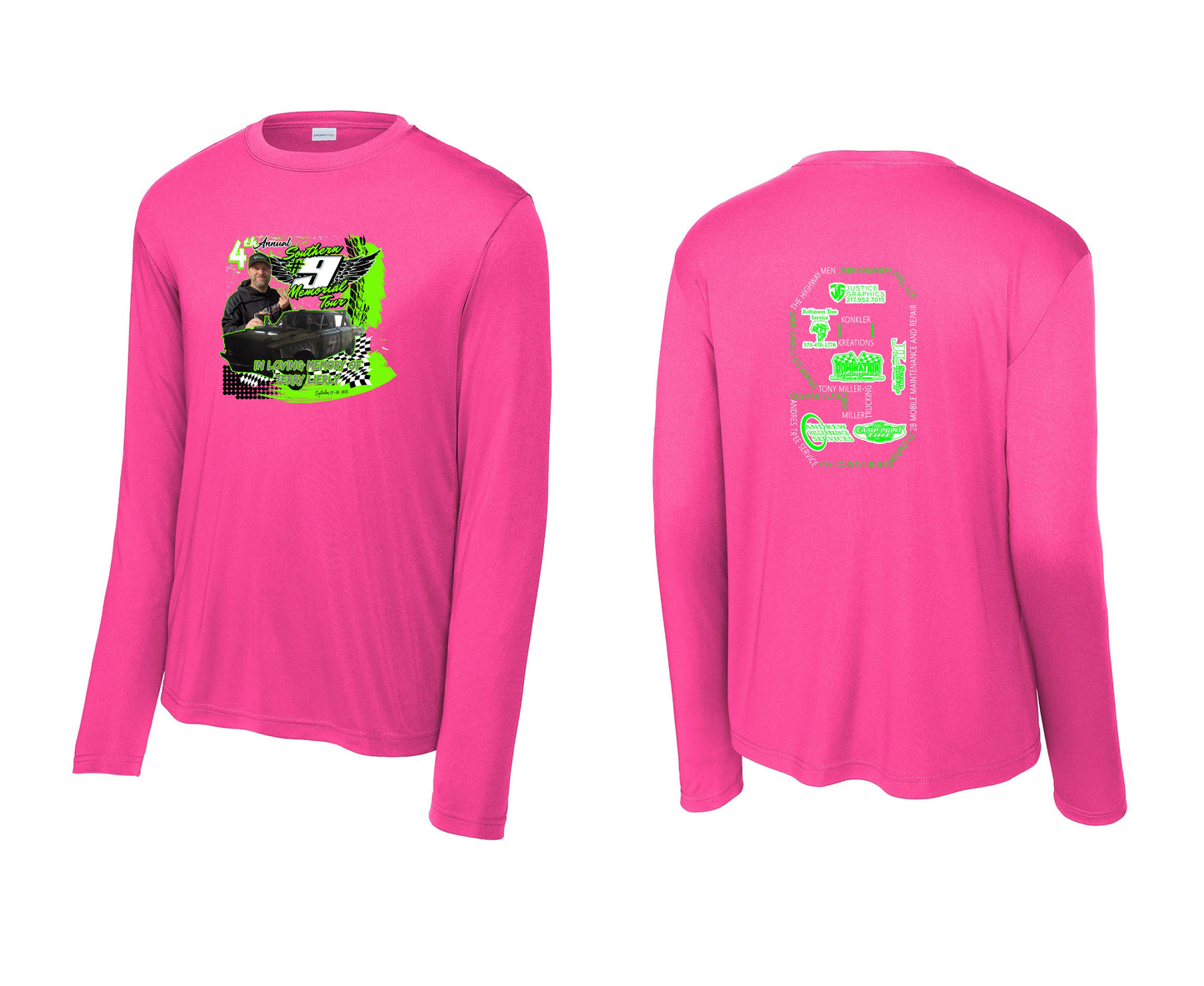 4TH ANNUAL TERRY LIERLY DEMO Sport-Tek® Long Sleeve PosiCharge® Competitor™ T-Shirt (P.ST350LS)