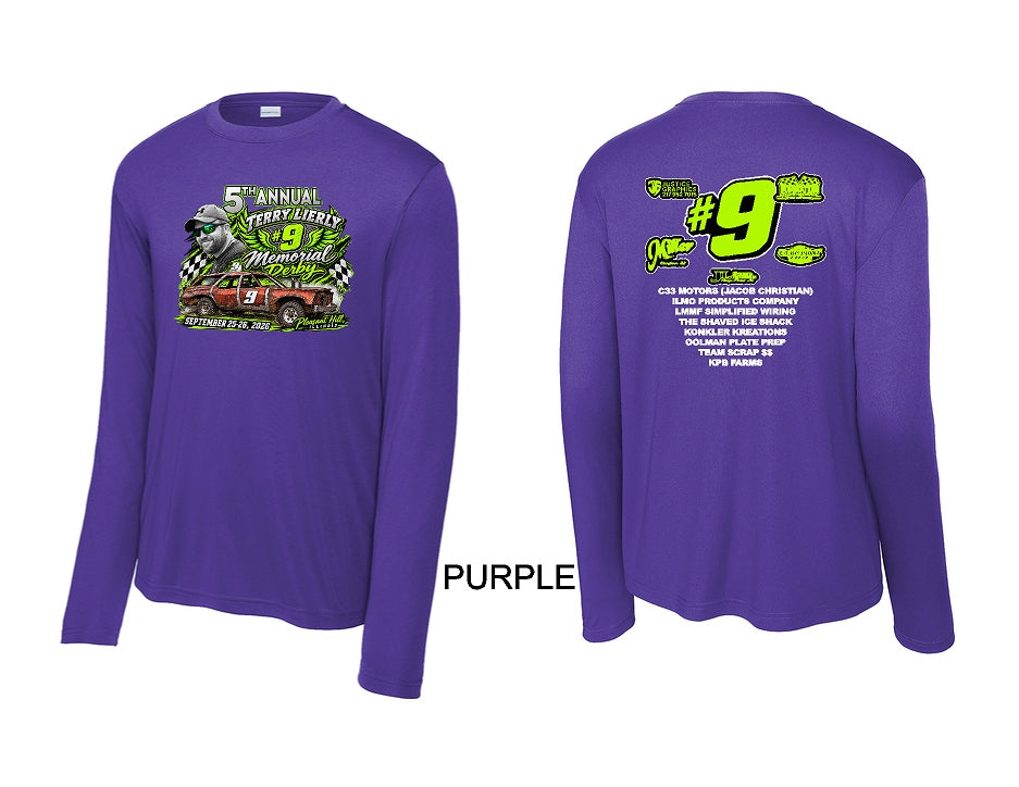 5TH ANNUAL TERRY LIERLY DEMO Sport-Tek® Long Sleeve PosiCharge® Competitor™ T-Shirt (P.ST350LS)
