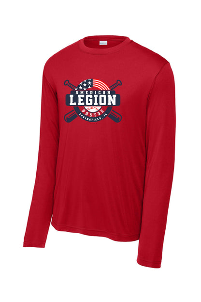 American Legion Post 32 Baseball Sport Tek Long Sleece Performance (P. ST350LS/YST350LS)