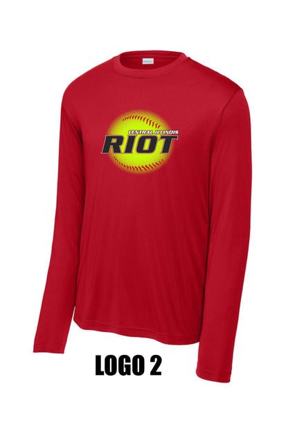 RIOT SOFTBALL UNISEX PERFORMANCE LONG SLEEVE (ST350LS)
