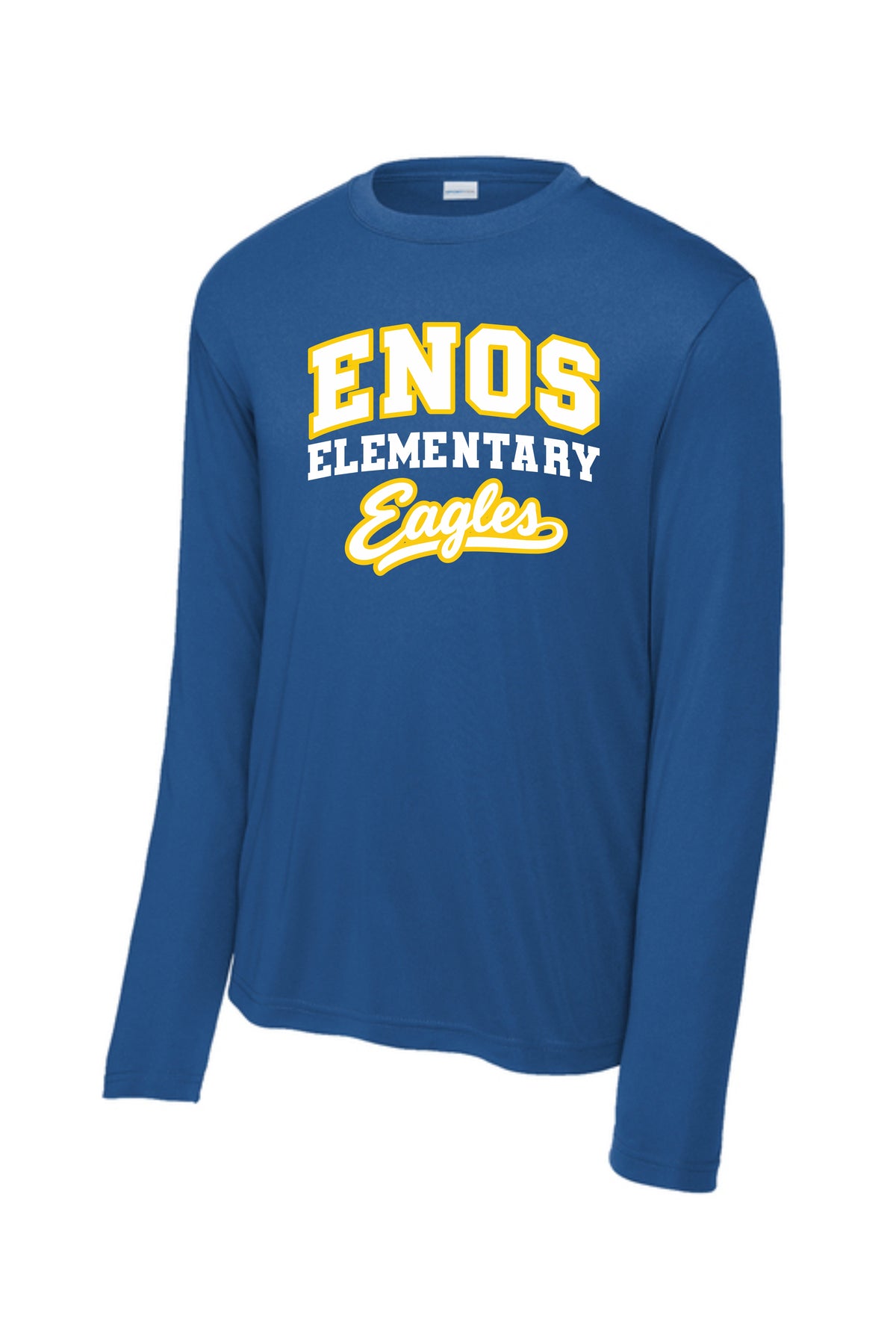Enos Elementary School Sport Tek Long Sleece Performance (P. ST350LS/YST350LS)