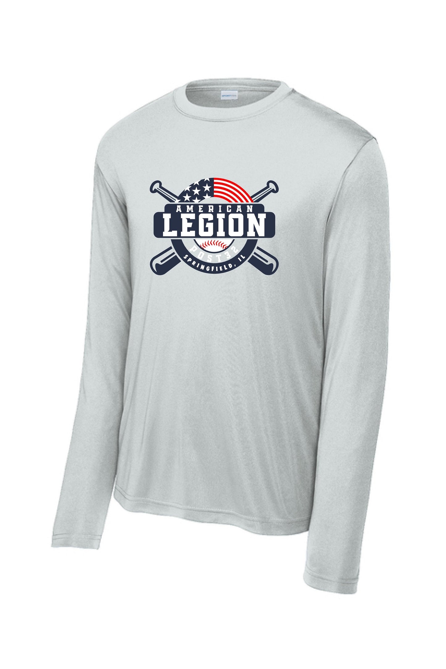 American Legion Post 32 Baseball Sport Tek Long Sleece Performance (P. ST350LS/YST350LS)