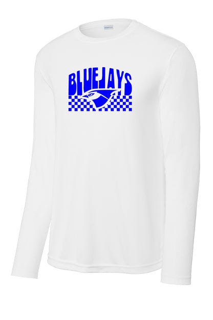 PORTA BLUEJAYS UNISEX SPORT-TEK® COMPETITOR LONGSLEEVE TSHIRT (P.ST350LS)