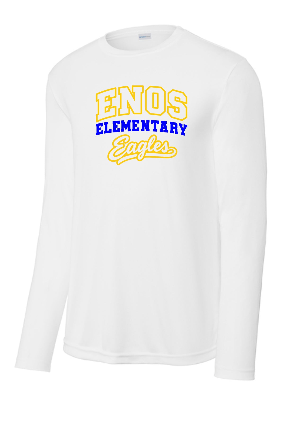 Enos Elementary School Sport Tek Long Sleece Performance (P. ST350LS/YST350LS)