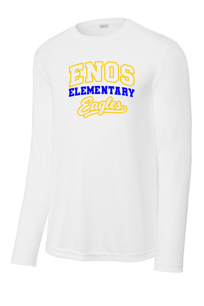 Enos Elementary School Sport Tek Long Sleece Performance (P. ST350LS/YST350LS)