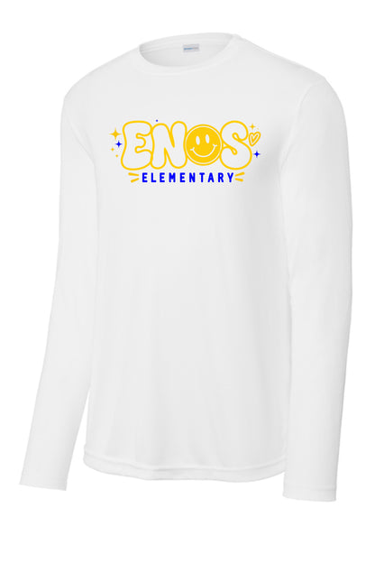 Enos Elementary School Sport Tek Long Sleece Performance (P. ST350LS/YST350LS)
