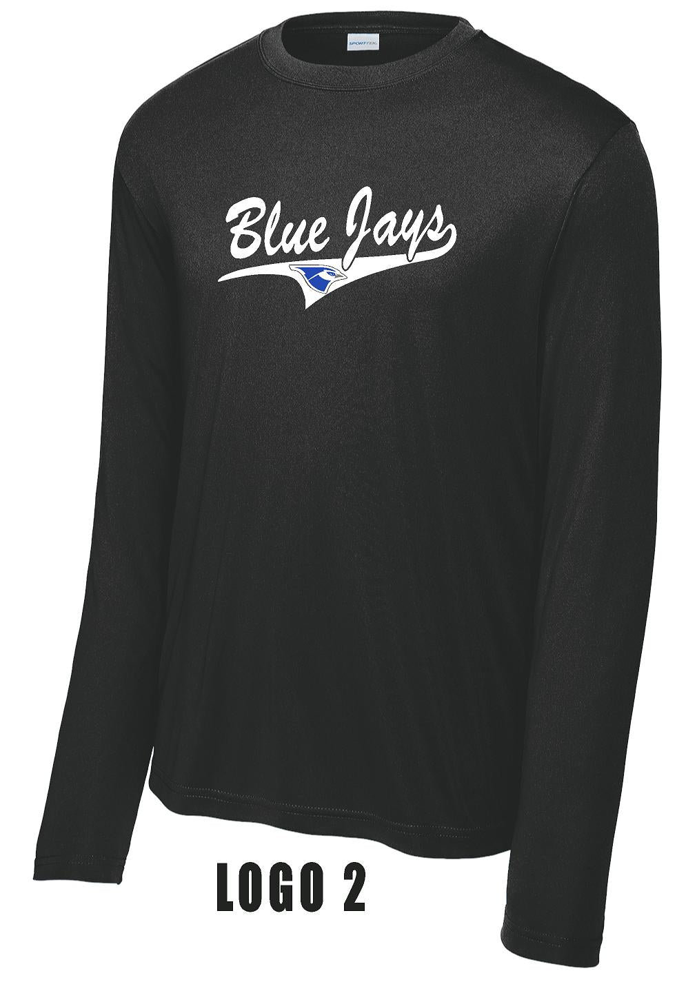 PORTA BLUEJAYS UNISEX SPORT-TEK® COMPETITOR LONGSLEEVE TSHIRT (P.ST350LS)