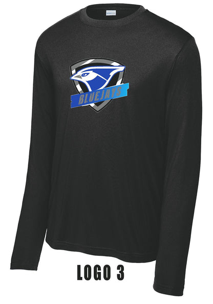 PORTA BLUEJAYS UNISEX SPORT-TEK® COMPETITOR LONGSLEEVE TSHIRT (P.ST350LS)