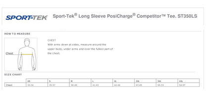 MASCOT SALE Sport-Tek® Long Sleeve PosiCharge® Tee (P.ST350LS/YST350LS)