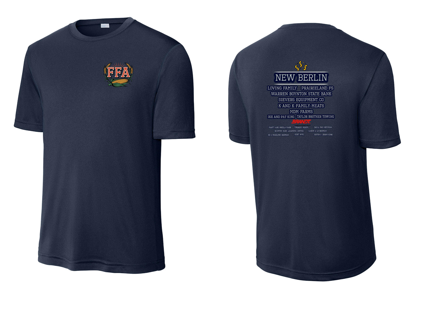 New Berlin FFA Unisex Dri-Fit T-Shirt (P.ST350/YST350)