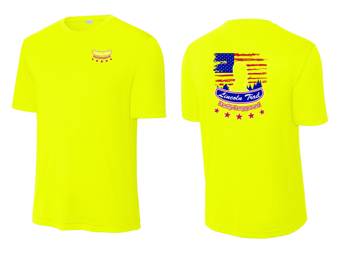 Lincoln Trail Family Campground Unisex Dri-Fit T-Shirt (P.ST350/YST350)