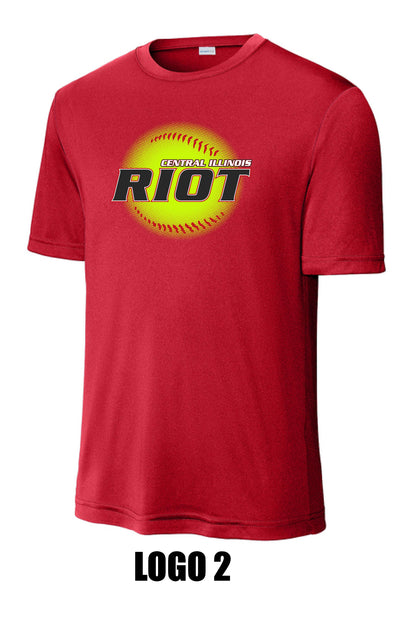 RIOT SOFTBALL UNISEX PERFORMANCE SHORT SLEEVE TEE (ST350)