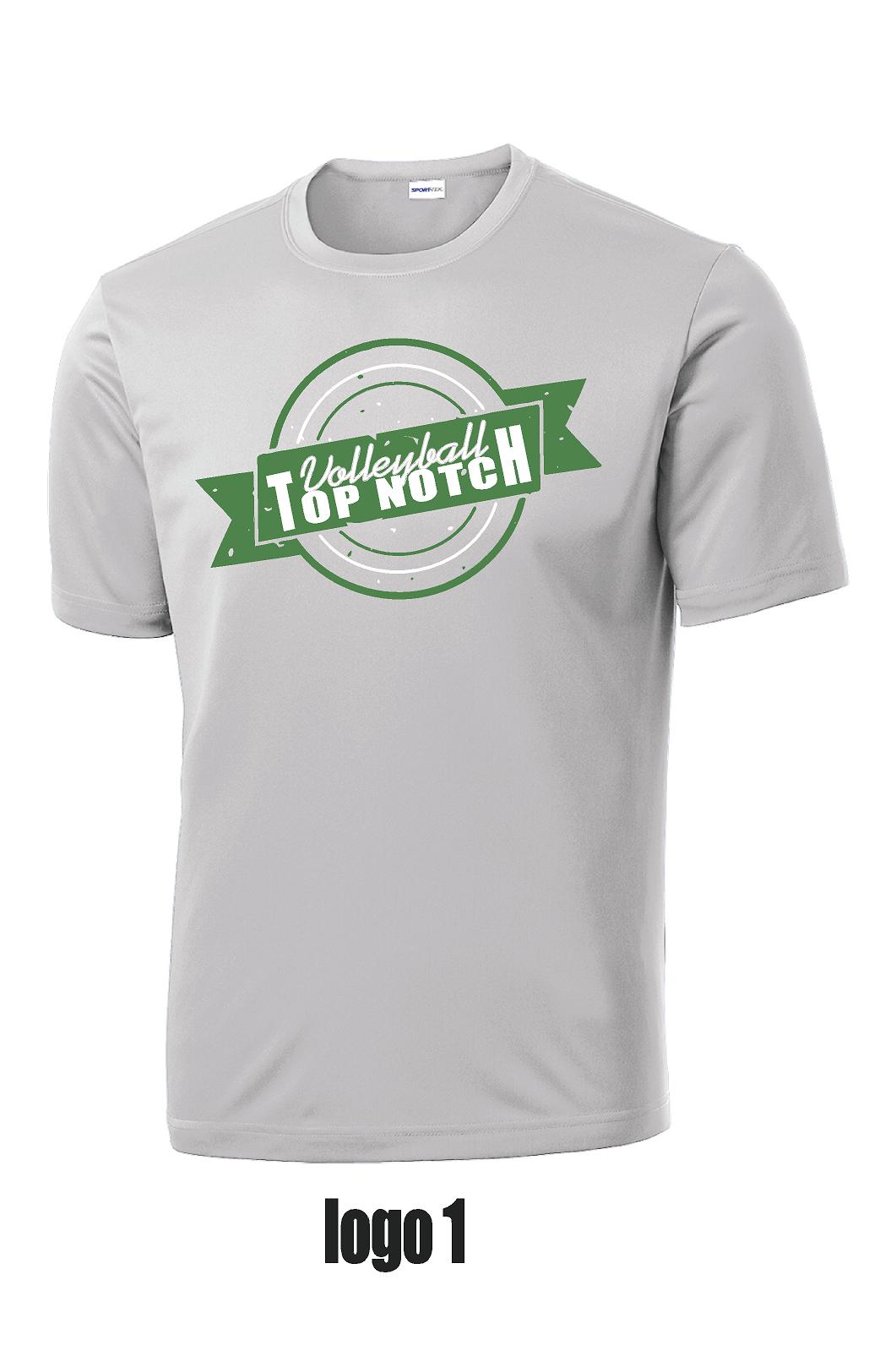 TOP NOTCH VOLLEYBALL UNISEX PERFORMANCE SHORT SLEEVE TEE (P.ST350)