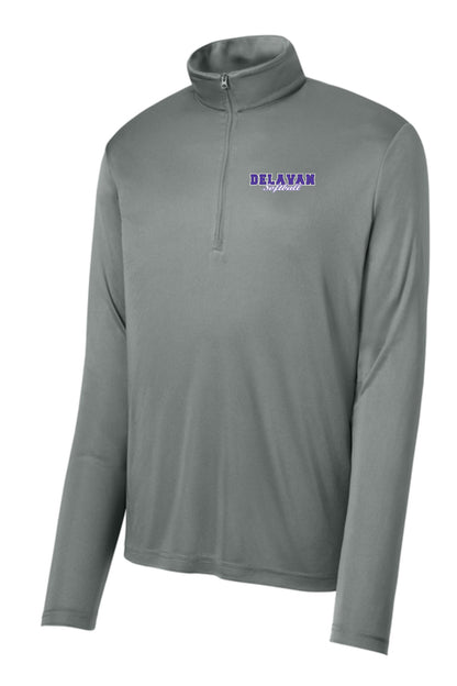 Delavan High School Softball Sport-Tek® PosiCharge® Competitor™ 1/4-Zip Pullover (E.ST357/LST357)