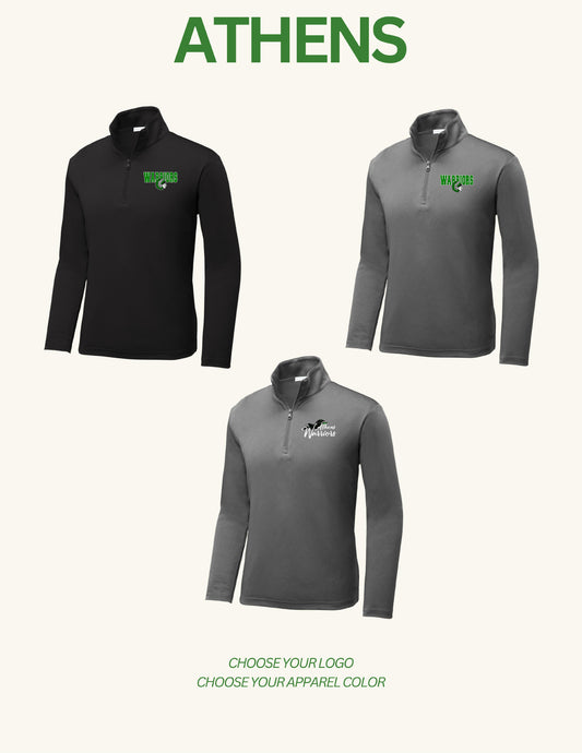 ATHENS BOOSTERS Sport-Tek® PosiCharge® YOUTH Competitor™ 1/4-Zip Pullover (E.YST357)