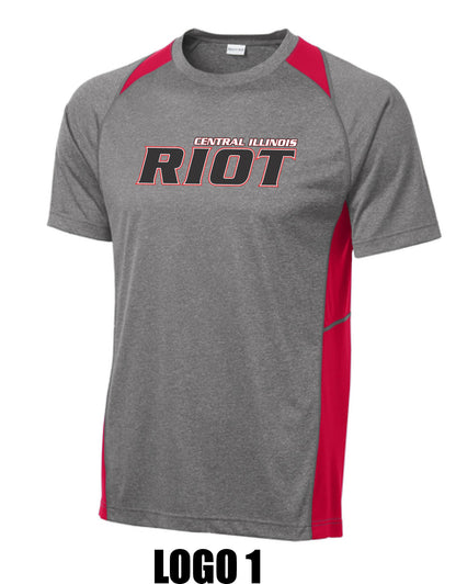 RIOT SOFTBALL Sport-Tek® Heather Colorblock Contender™ Tee (P.YST361/ST361)