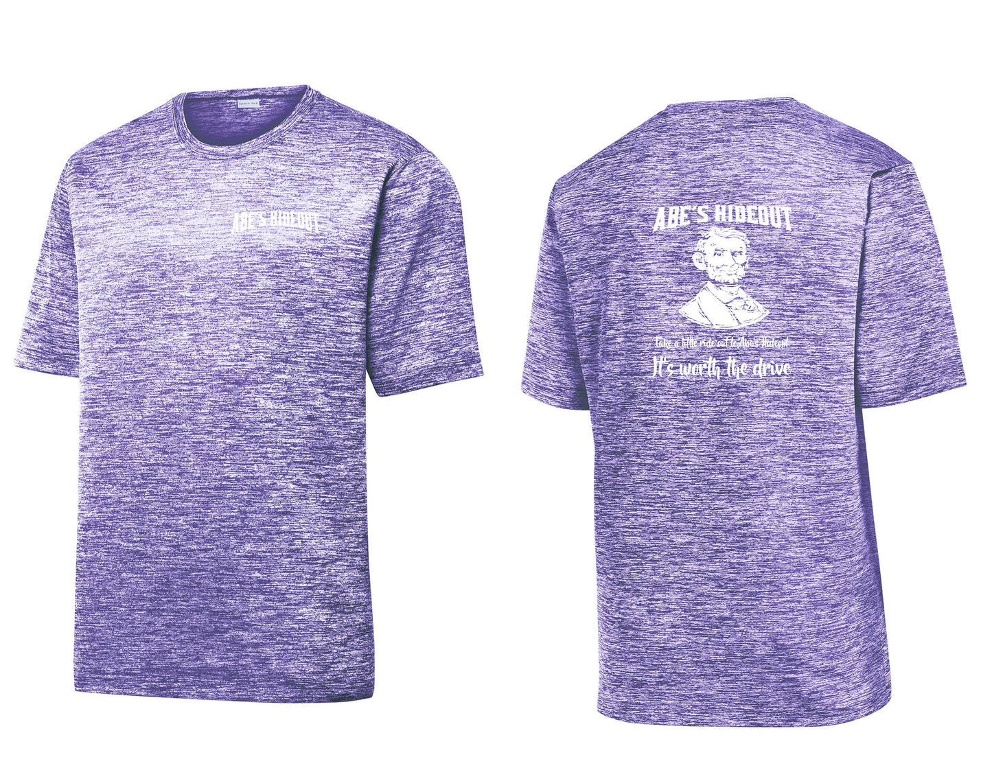 ABE'S HIDEOUT Sport-Tek® PosiCharge® Electric Heather Tee (P.ST390)