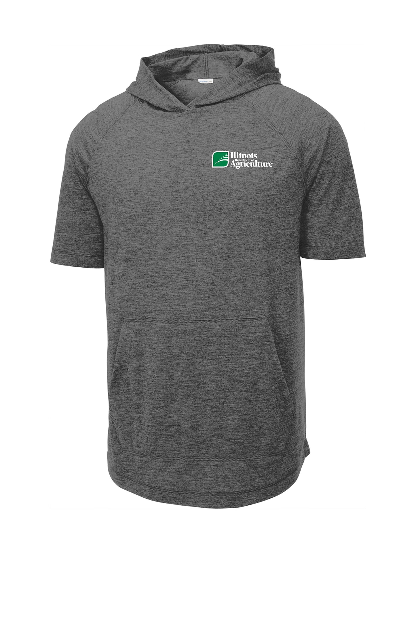 Illinois Department of Agriculture SALE Sport-Tek ® PosiCharge ® Tri-Blend Wicking Short Sleeve Hoodie (P.ST404)