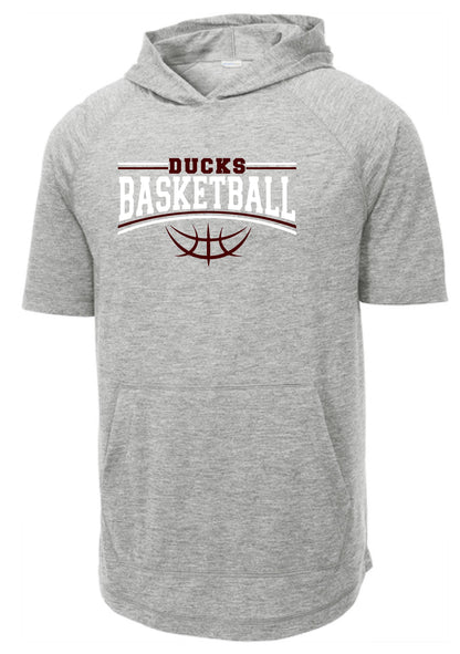 Havana Ducks Jr. High Basketball Sport-Tek® PosiCharge® Tri-Blend Wicking Short Sleeve Hoodie (P.ST404)