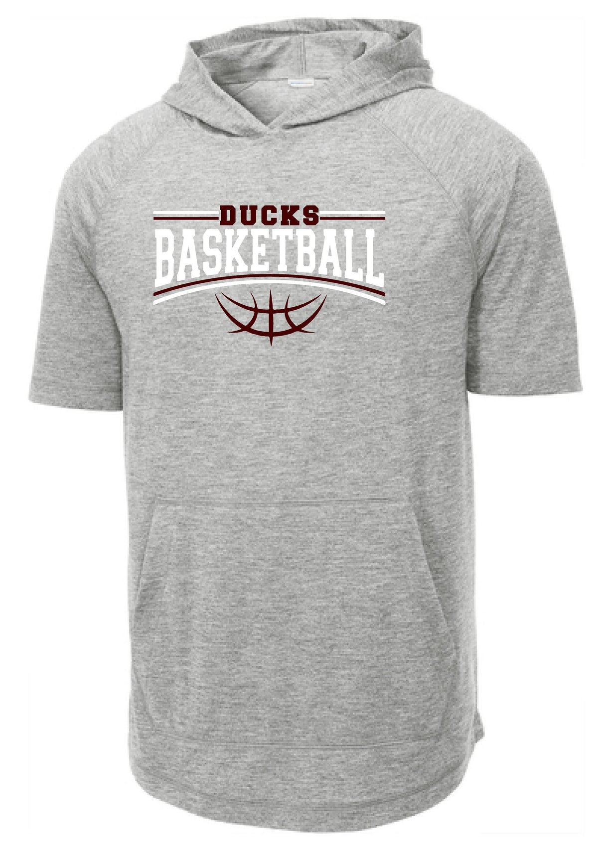 Havana Ducks Jr. High Basketball Sport-Tek® PosiCharge® Tri-Blend Wicking Short Sleeve Hoodie (P.ST404)