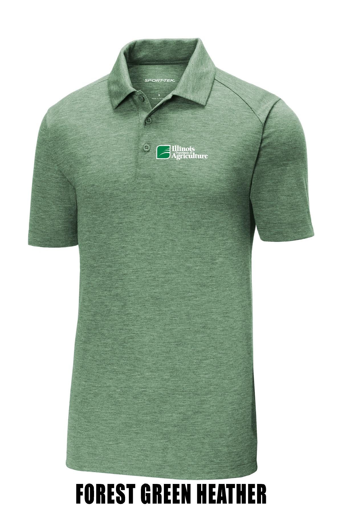 Illinois Department of Agriculture Tri-Blend Wicking Polo (E.ST405)