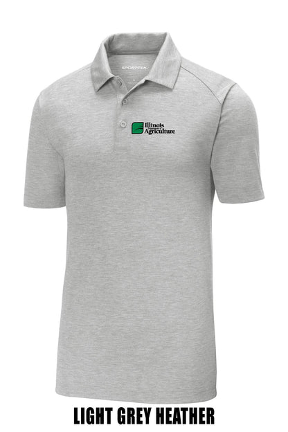 Illinois Department of Agriculture Tri-Blend Wicking Polo (E.ST405)